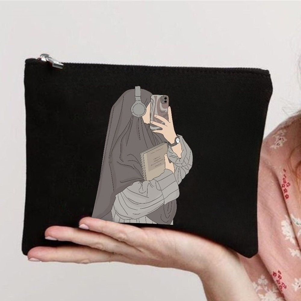 Women Bags For Eid - Make-up tas voor vrouwen, modieuze hoofddoek