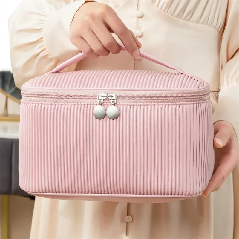 Women Bags Leather - Leuke effen kleur PU lederen make-uptas