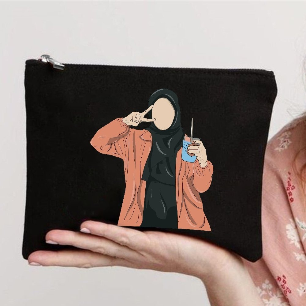 Women Bags For Eid - Make-up tas voor vrouwen, modieuze hoofddoek