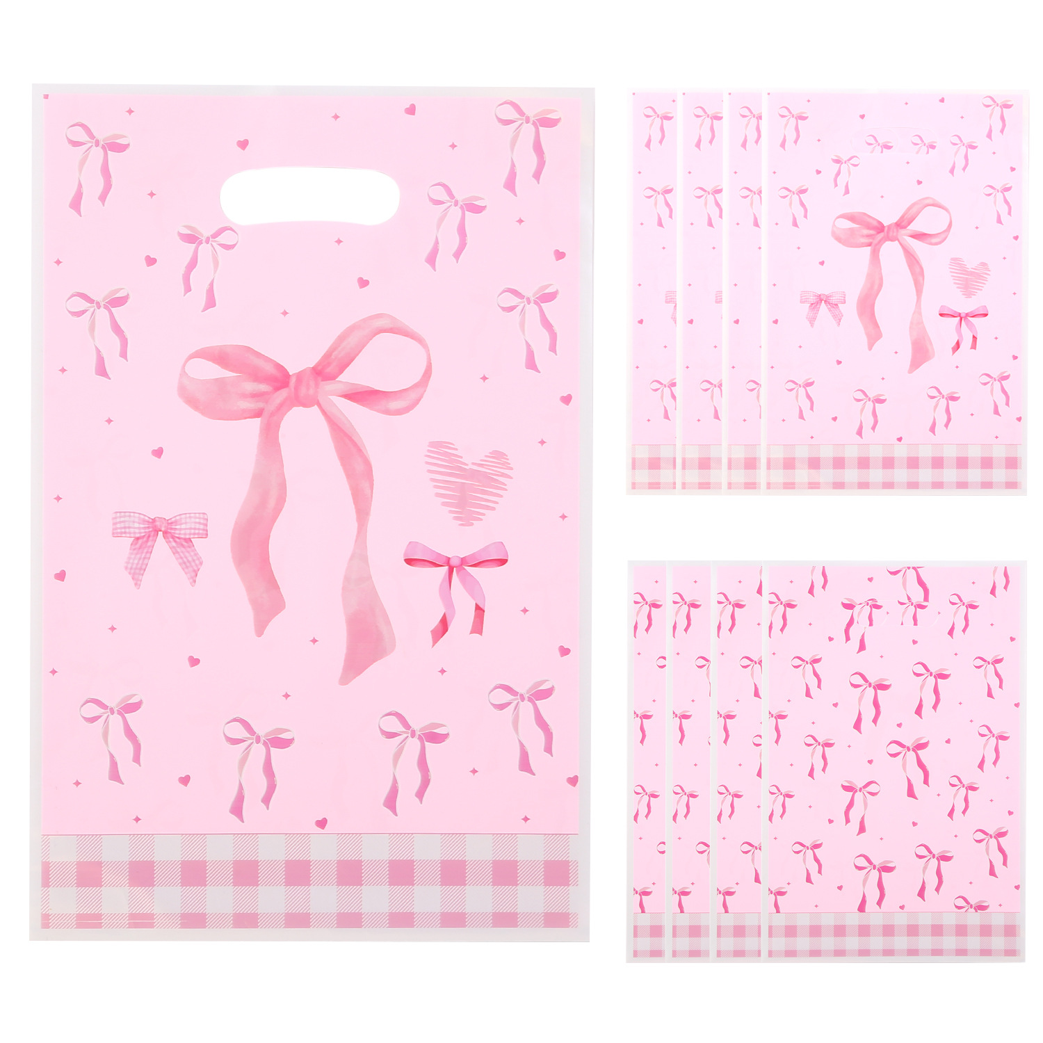 Women Bags For Eid - 10/30/50 Stuks Roze Thema Gift Bag