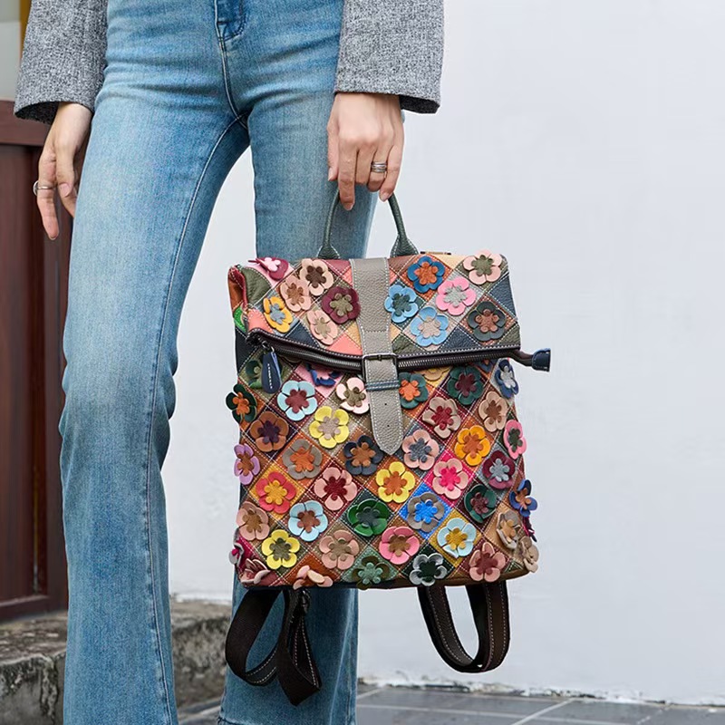 Vintage dames lederen rugzak b - Women Bags Leather recensie en prijs