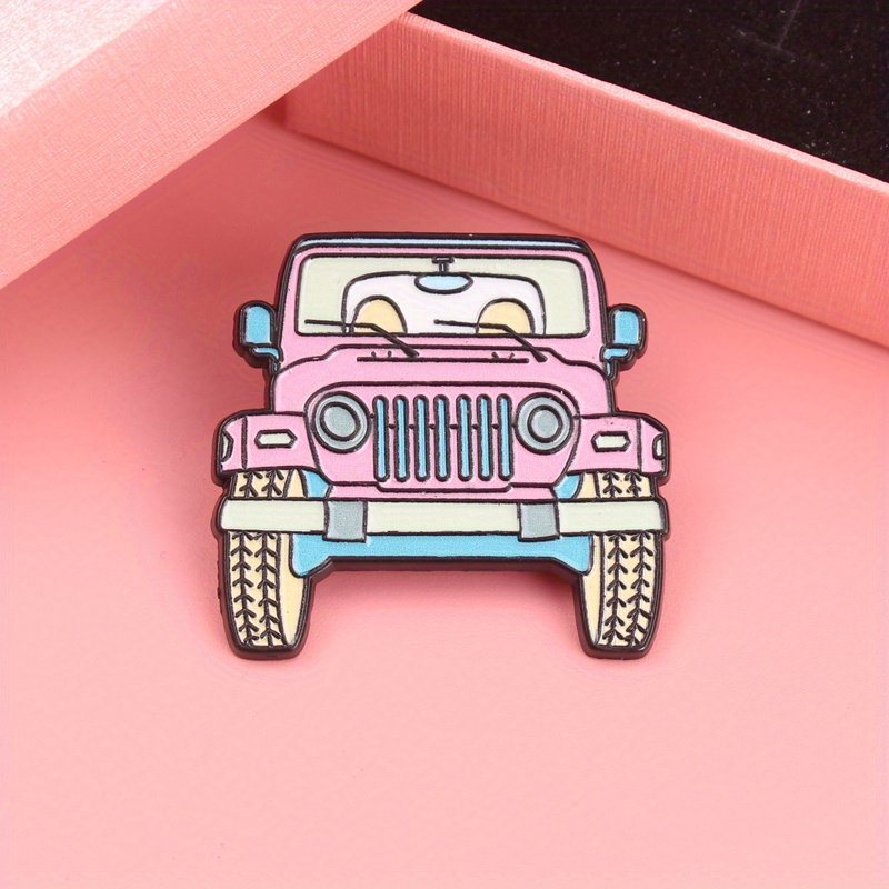 Schattige roze Jeep Cartoon em - Women'S Jeep Bags recensie en prijs