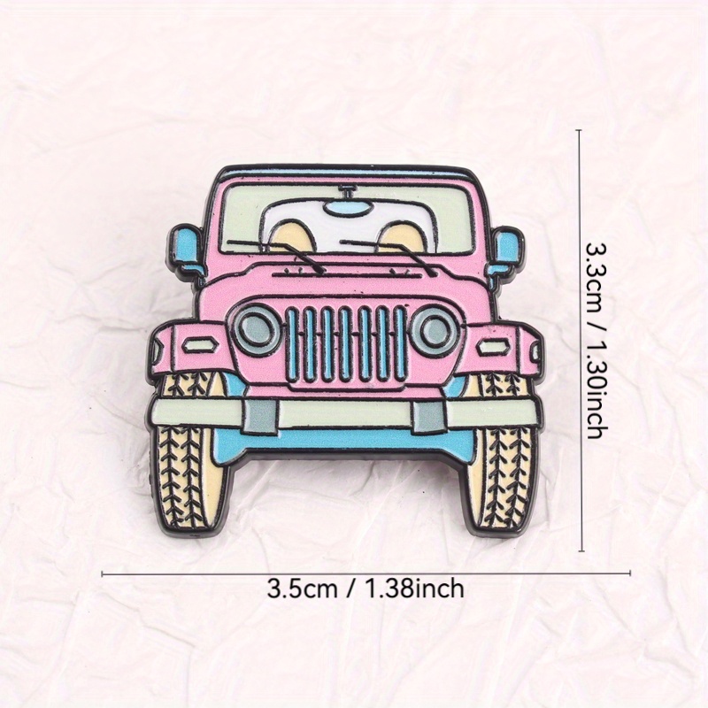 Schattige roze Jeep Cartoon em - Women'S Jeep Bags recensie en prijs