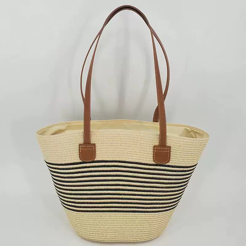 CLAREGQI gestreepte stro-tas v - Women Bags Leather recensie en prijs