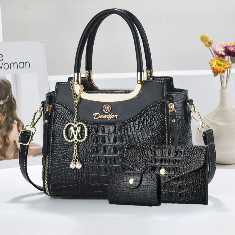 Dames handtasset met krokodill - Women Bags Leather recensie en prijs