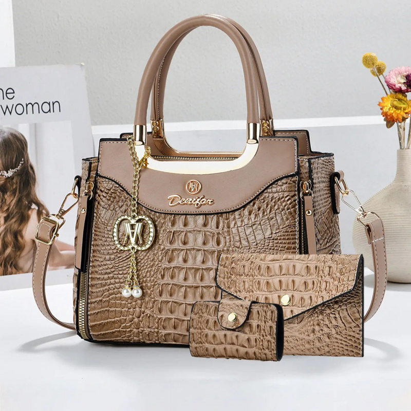 Dames handtasset met krokodill - Women Bags Leather recensie en prijs