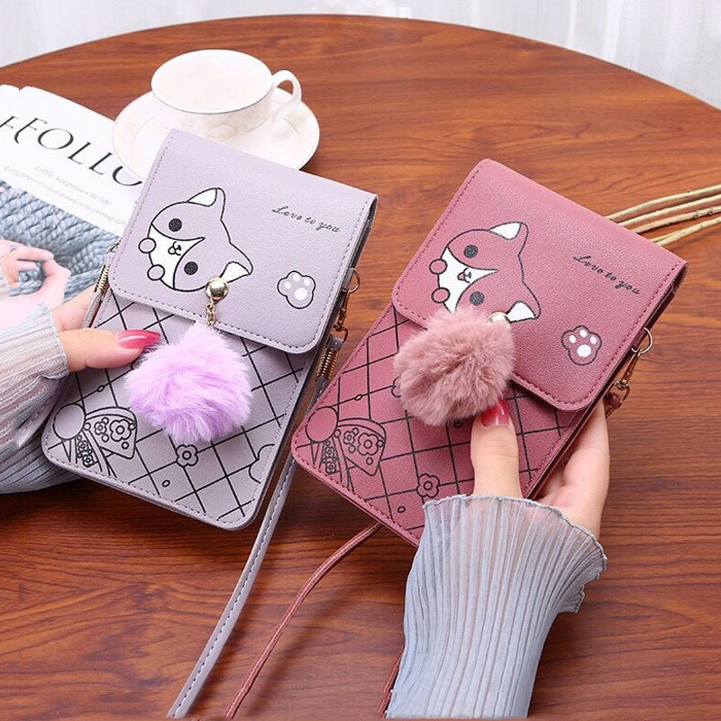 Leuke telefoontas met touchscr - Women Bags Leather recensie en prijs