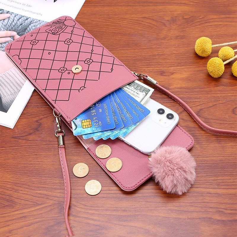 Leuke telefoontas met touchscr - Women Bags Leather recensie en prijs