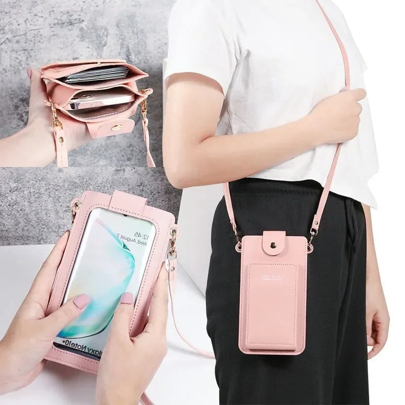 Crossbody mobiele telefoon tas - Women Bags Leather recensie en prijs