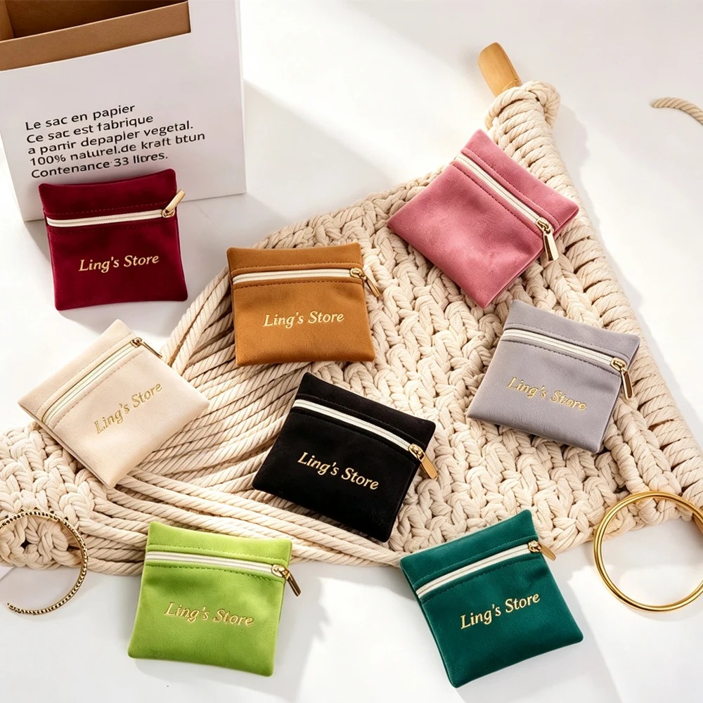 10 stuks fluwelen sieradenzakj - Women Bags For Eid recensie en prijs